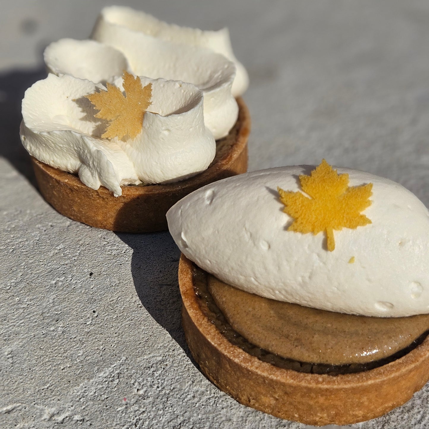 Duo de tartes au sirop d'érable